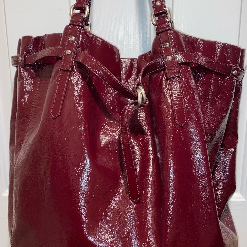Marc Jacobs Burgundy Leather overnight/Backpack tote - Picture 3 of 10